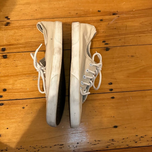 Sperry Pier View Fray Off-White Size 10 - Picture 7 of 8